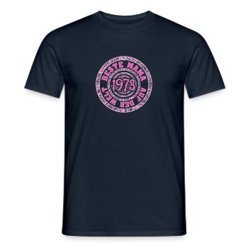 Beste 1973 - Männer T-Shirt - Navy - Vorne - AI Model Male 178 light (178cm)