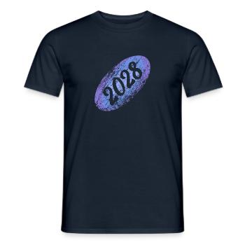Recruit 2028 - Men's T-Shirt - navy - Front - AI Model Male 178 light (178cm)