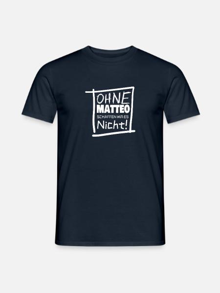 Geschenk für matteo - Männer T-Shirt - Navy