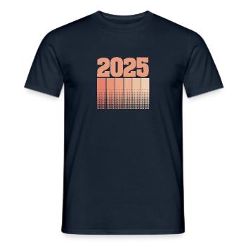 2025 - Männer T-Shirt - Navy - Vorne - AI Model Male 178 light (178cm)