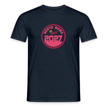 Mutti 2027 - Männer T-Shirt - Navy - Vorne - AI Model Male 178 light (178cm)