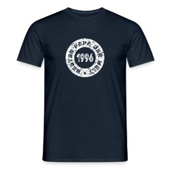 Bollerwagen 1996 - Männer T-Shirt - Navy - Vorne - AI Model Male 178 light (178cm)