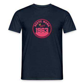 Mutti 1963 - Männer T-Shirt - Navy - Vorne - AI Model Male 178 light (178cm)