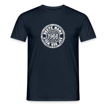 Mother 1966 - Men's T-Shirt - navy - Front - AI Model Male 178 light (178cm)