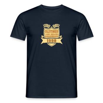1998 - Männer T-Shirt - Navy - Vorne - AI Model Male 178 light (178cm)