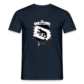 Bern - Men's T-Shirt - navy - Front - AI Model Male 178 light (178cm)