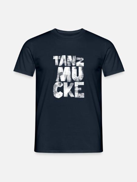 Tanzmucke Weiß - Männer T-Shirt - Navy