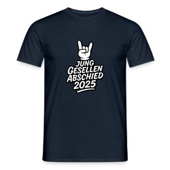 Enterrement de vie de garçon 2025 Enterrement de vie de garçon - T-shirt homme - marine - Devant - AI Model Male 178 light (178cm)