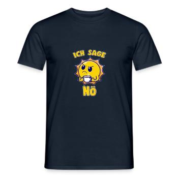 I Say Nope Cute Smiley Coffee Mug - Men's T-Shirt - navy - Front - AI Model Male 178 light (178cm)