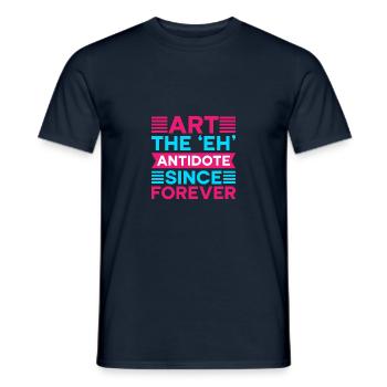 Artist Painter Graphic Art Since Forever Gift Idea - Männer T-Shirt - Navy - Vorne - AI Model Male 178 light (178cm)