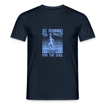 Funny XC Running Gift XC Runner Edition - Men's T-Shirt - navy - Front - AI Model Male 178 light (178cm)