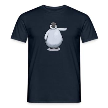 Pinguin - Männer T-Shirt - Navy - Vorne - AI Model Male 178 light (178cm)