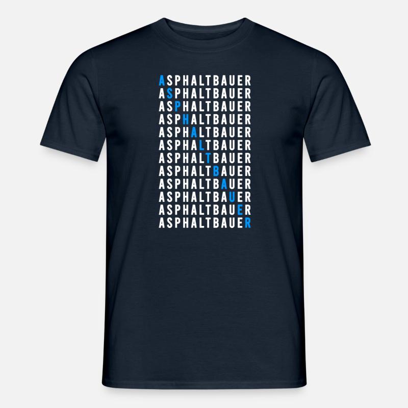 Asphaltbauer - Männer T-Shirt - Navy