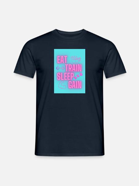 EAT - Männer T-Shirt - Navy