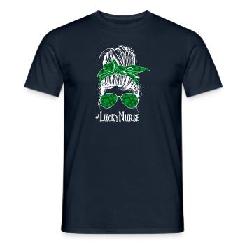 Krankenschwester Nurse Life - Männer T-Shirt - Navy - Vorne - AI Model Male 178 light (178cm)