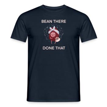 Bean there, done that - Men's T-Shirt - navy - Front - AI Model Male 178 light (178cm)