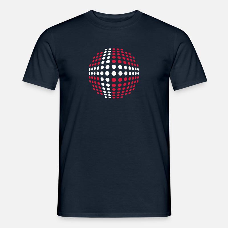 denmark_flag_2c - Männer T-Shirt - Navy
