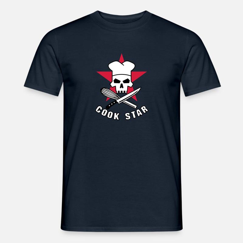 cook_star_2 - Männer T-Shirt - Navy