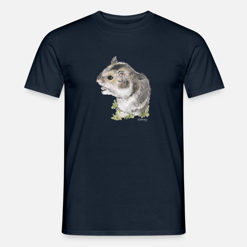 Wester Hamster - Männer T-Shirt - Navy