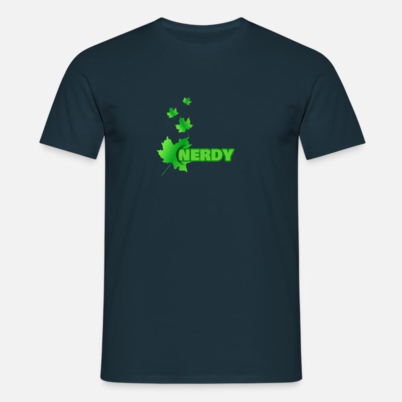 Nerd - Männer T-Shirt - Navy