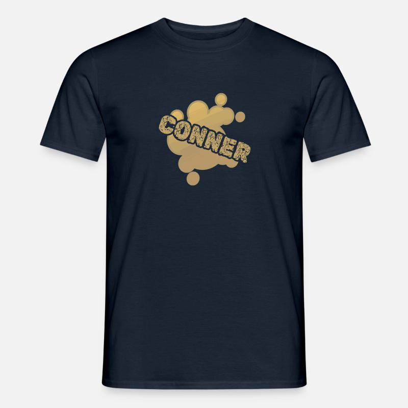 Vorname Conner - Männer T-Shirt - Navy