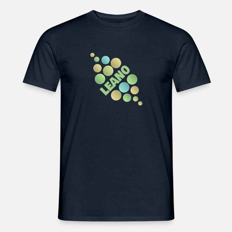 Geschenkidee Leano - Männer T-Shirt - Navy