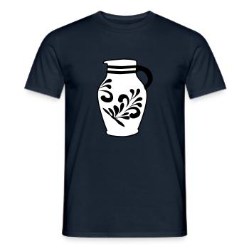 Bembel - Der Originale Frankfurter Apfelwein #FFM - Männer T-Shirt - Navy - Vorne - AI Model Male 178 light (178cm)