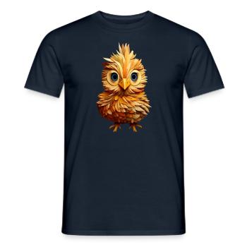 Conception de poussin de poulet - T-shirt homme - marine - Devant - AI Model Male 178 light (178cm)