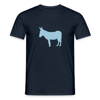 animals close ane1 - Men's T-Shirt - navy - Front - AI Model Male 178 light (178cm)