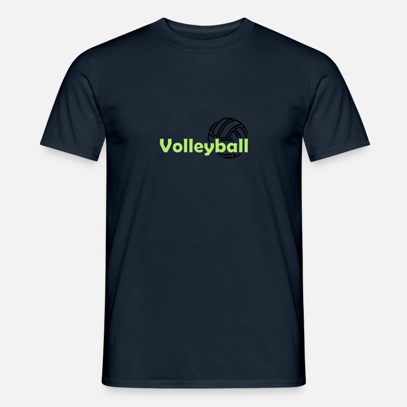 Volleyball - Männer T-Shirt - Navy