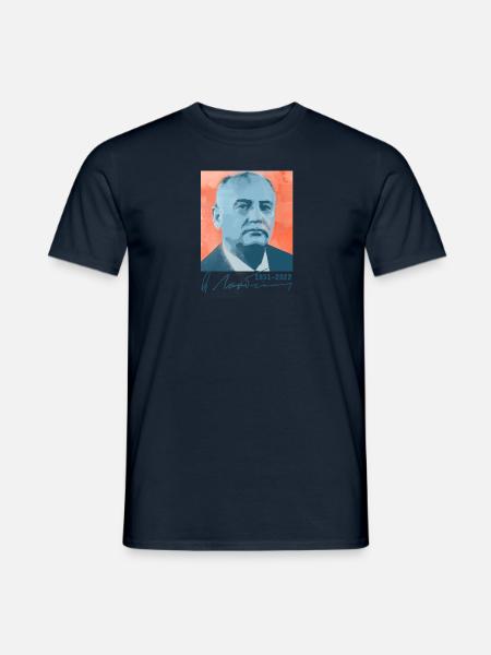 rip gorbi,gorbi,Michail Gorbatschow,Gorbatschow - Männer T-Shirt - Navy