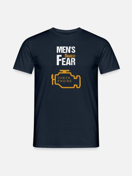 Angst? Ich bin es nur, die Motorkontrollleuchte! - Männer T-Shirt - Navy