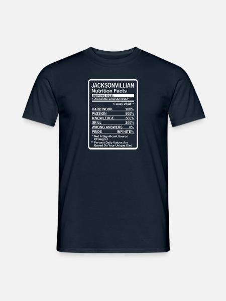 Jacksonville Florida - Männer T-Shirt - Navy