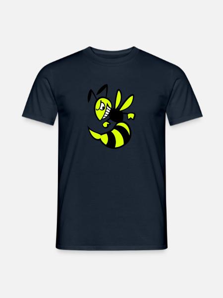 Wespe - Männer T-Shirt - Navy