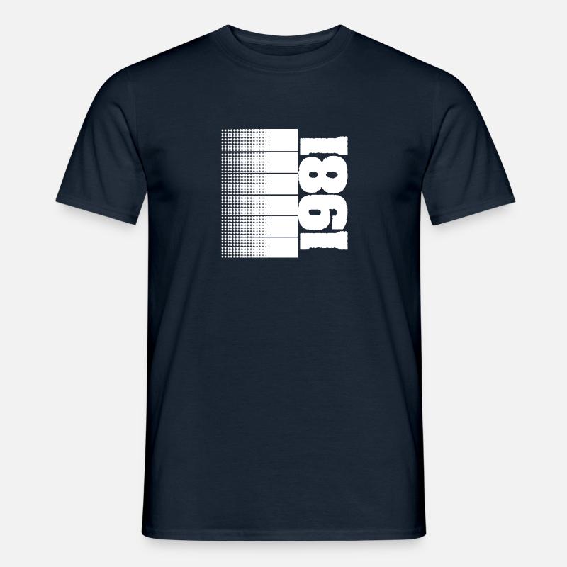 Freizeit 1981 - Männer T-Shirt - Navy