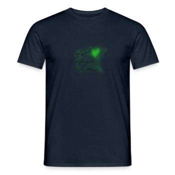 Danke, dass du uns beim Wachsen geholfen hast - Männer T-Shirt - Navy - Vorne - AI Model Male 178 light (178cm)