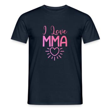 J’adore le Mma - T-shirt homme - marine - Devant - AI Model Male 178 light (178cm)