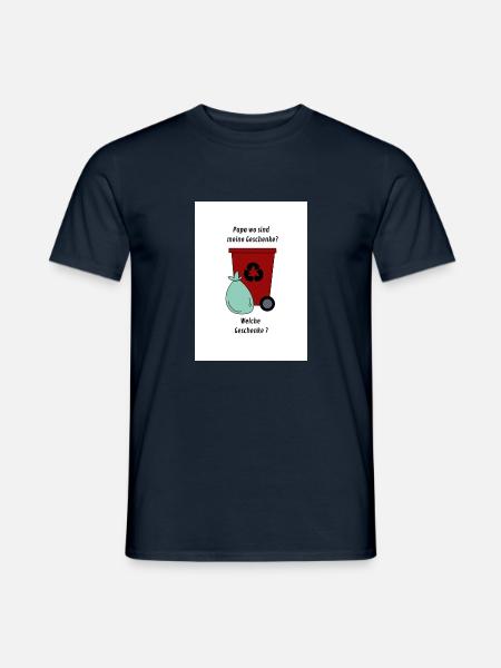 Geschenke? Wo? - Männer T-Shirt - Navy