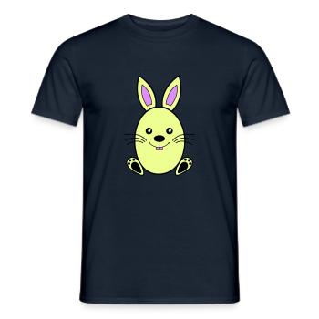 osterhase - Männer T-Shirt - Navy - Vorne - AI Model Male 178 light (178cm)