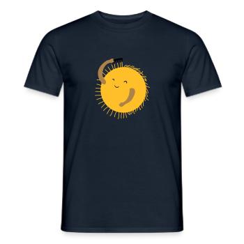 Happy Sun - Men's T-Shirt - navy - Front - AI Model Male 178 light (178cm)