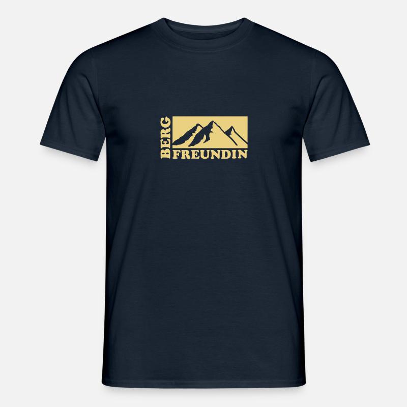 Berg - Männer T-Shirt - Navy