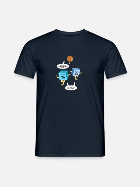 Periodic Table Chemistry Gag - Men's T-Shirt - navy