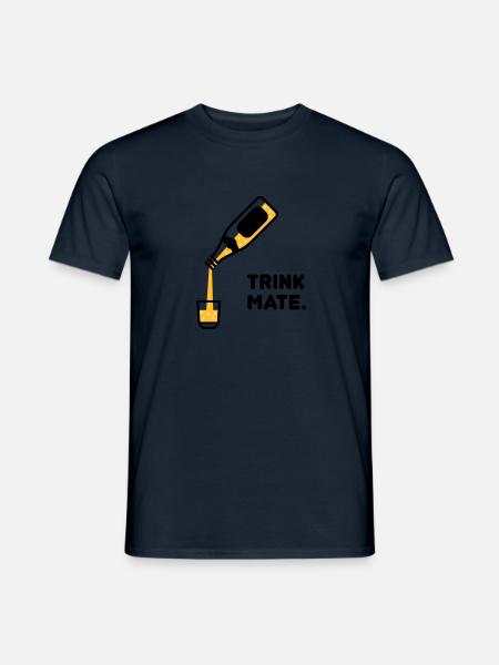 Drinking MATE - Men's T-Shirt - navy