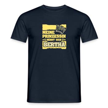Geschenk für Bertha - Männer T-Shirt - Navy - Vorne - AI Model Male 178 light (178cm)