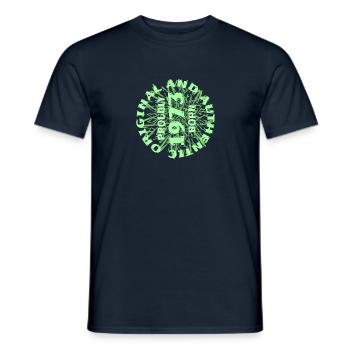 Anniversaire 1973 - T-shirt homme - marine - Devant - AI Model Male 178 light (178cm)