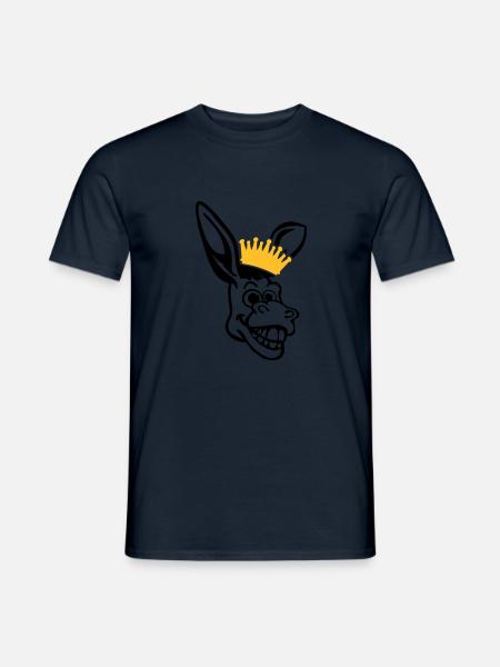 donkey_face_pe2 - T-shirt homme - marine