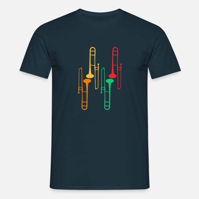 Trombone Collection - Trombone Player - T-shirt Homme - marine