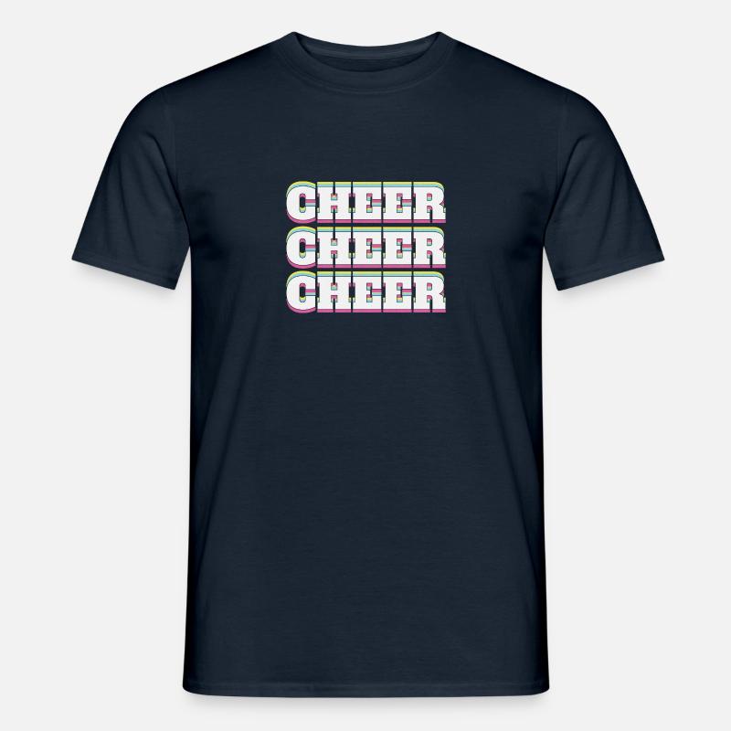 Cheer - Cheerleading design - Männer T-Shirt - Navy