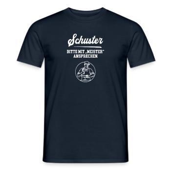 Schuster Meister Schustermeister Schuhmacher Chef - Männer T-Shirt - Navy - Vorne - AI Model Male 178 light (178cm)