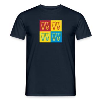 Tauchen / Taucher / Diving / Scuba Diving - Männer T-Shirt - Navy - Vorne - AI Model Male 178 light (178cm)